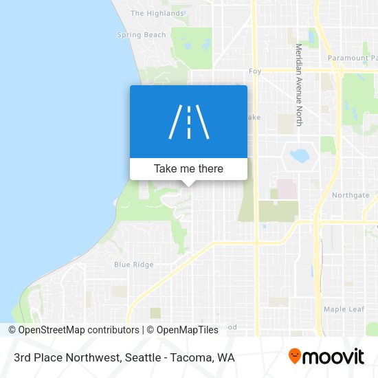 Mapa de 3rd Place Northwest