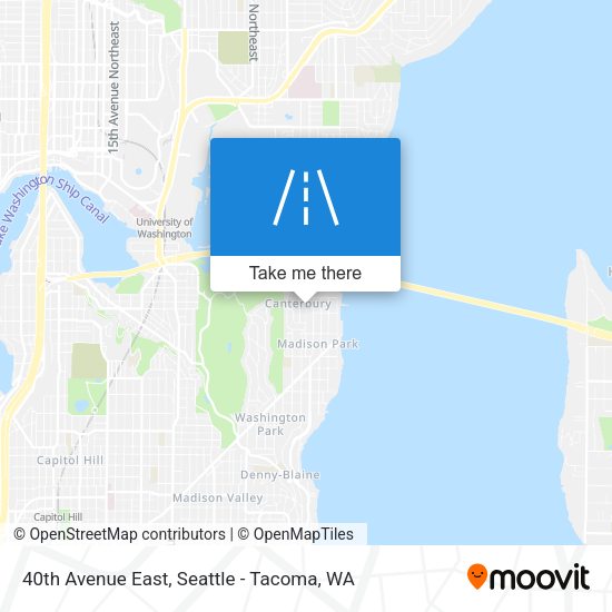 40th Avenue East map