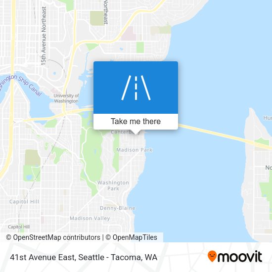 Mapa de 41st Avenue East