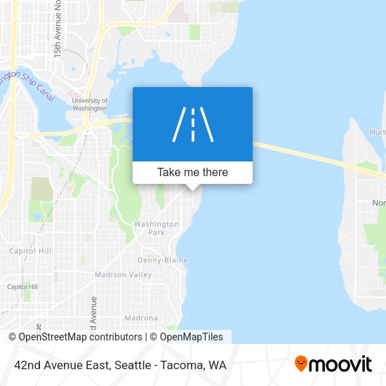 42nd Avenue East map