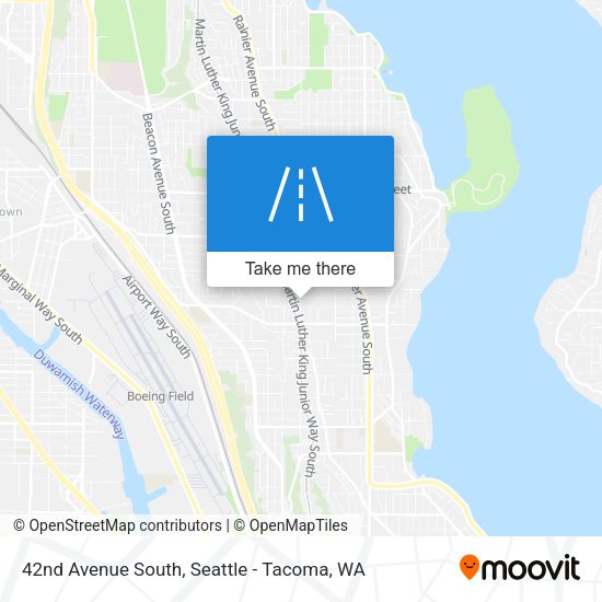 Mapa de 42nd Avenue South