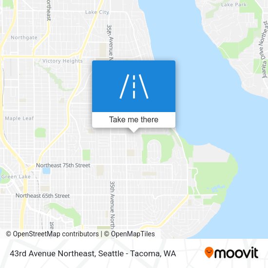 Mapa de 43rd Avenue Northeast