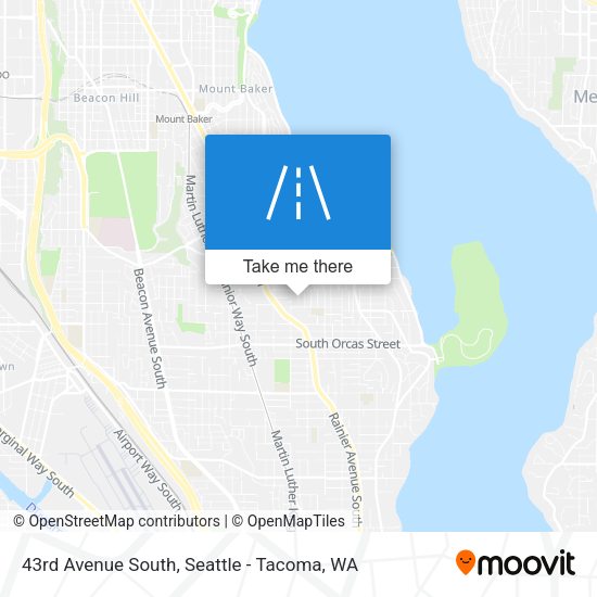 Mapa de 43rd Avenue South