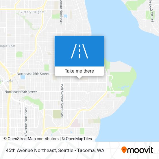 Mapa de 45th Avenue Northeast