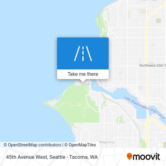 Mapa de 45th Avenue West