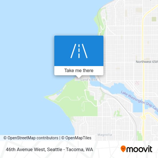Mapa de 46th Avenue West