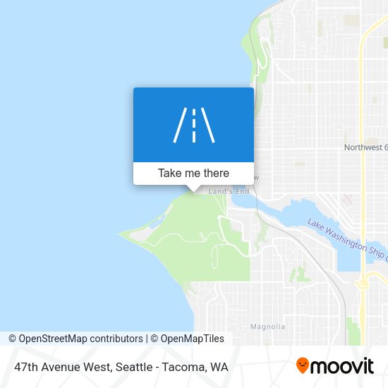 Mapa de 47th Avenue West