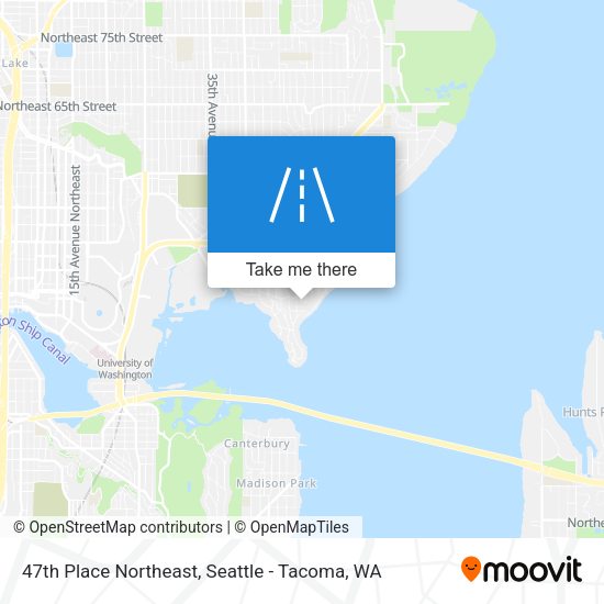 Mapa de 47th Place Northeast