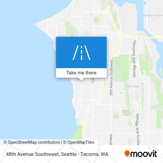 Mapa de 48th Avenue Southwest