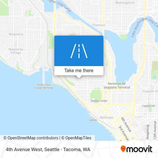 Mapa de 4th Avenue West