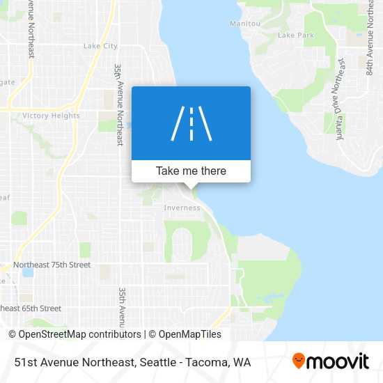 51st Avenue Northeast map