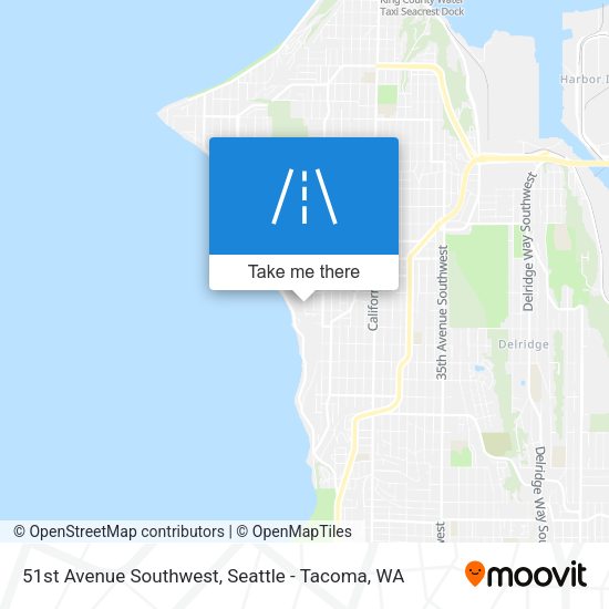 Mapa de 51st Avenue Southwest