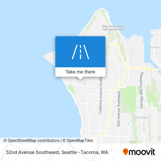 Mapa de 52nd Avenue Southwest