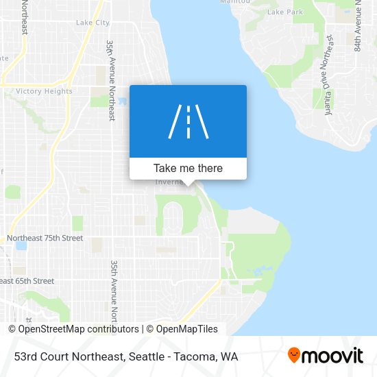 53rd Court Northeast map