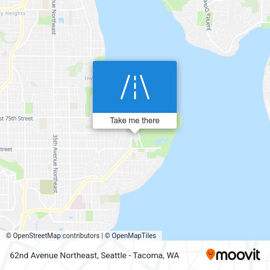 Mapa de 62nd Avenue Northeast