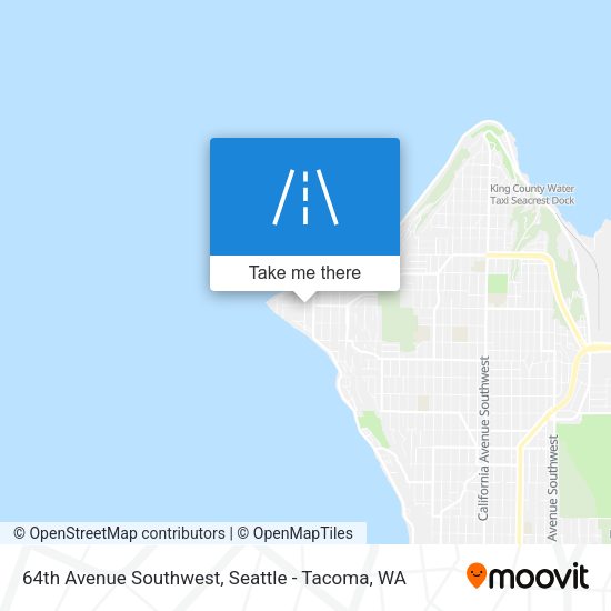 Mapa de 64th Avenue Southwest