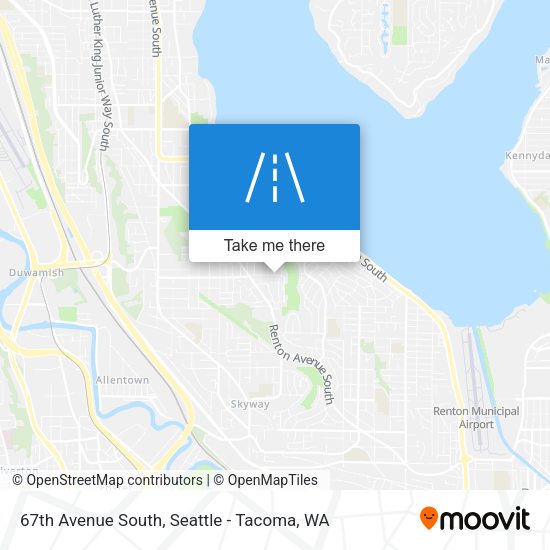 67th Avenue South map