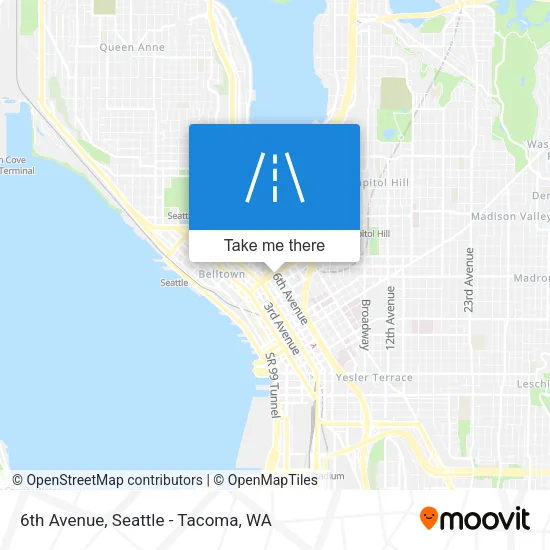 6th Avenue map