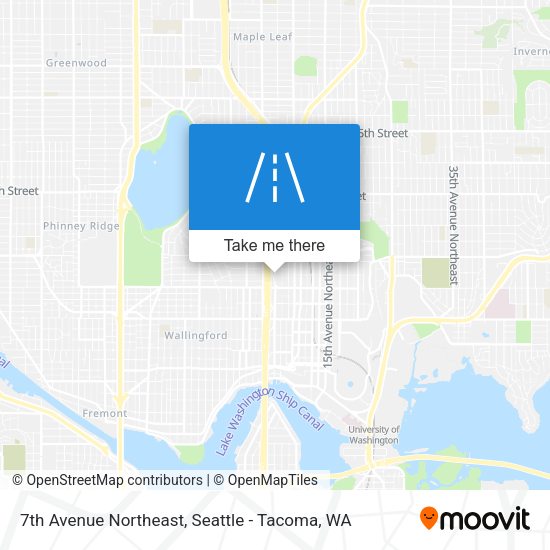 Mapa de 7th Avenue Northeast