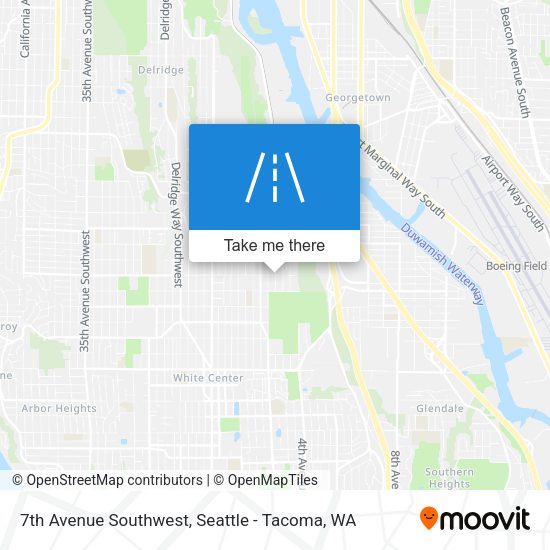 Mapa de 7th Avenue Southwest
