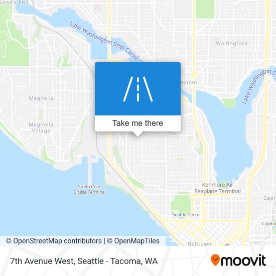 7th Avenue West map