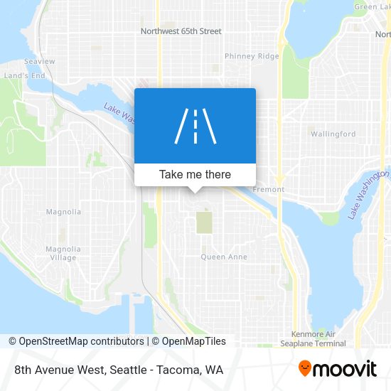 Mapa de 8th Avenue West