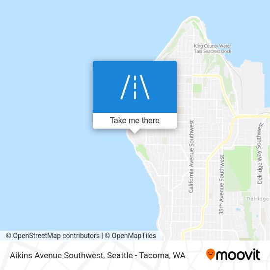 Aikins Avenue Southwest map