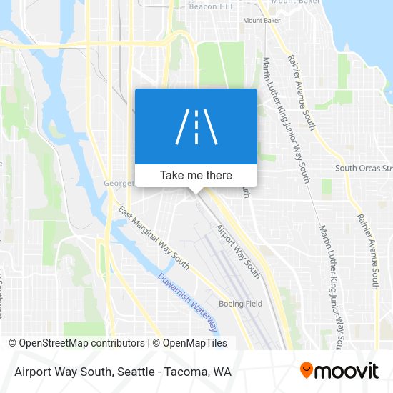 Mapa de Airport Way South