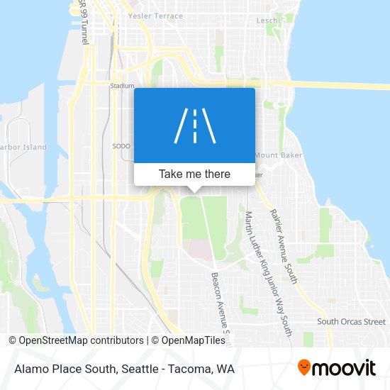 Alamo Place South map