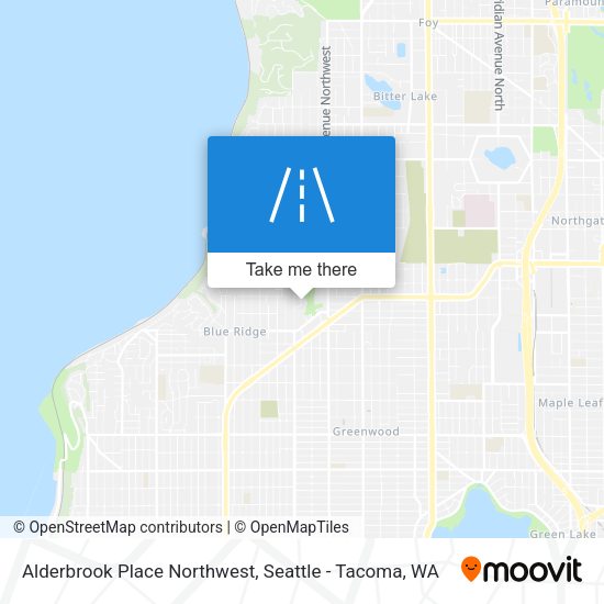 Alderbrook Place Northwest map