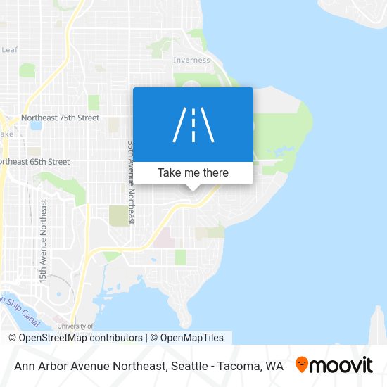 Mapa de Ann Arbor Avenue Northeast