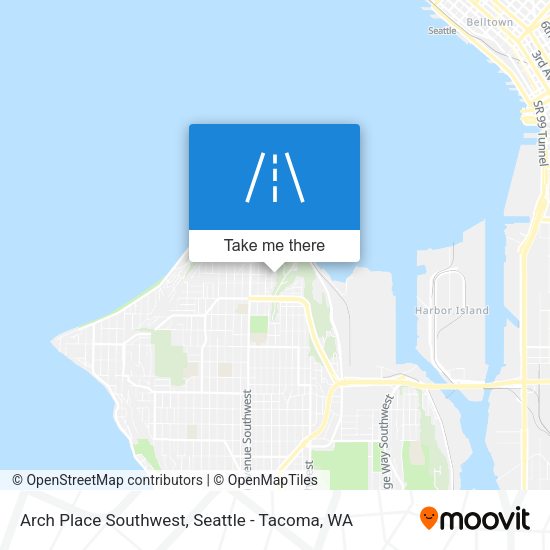 Arch Place Southwest map