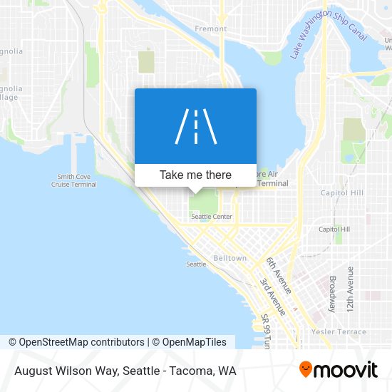 August Wilson Way map