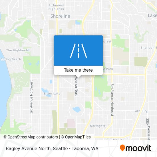Bagley Avenue North map