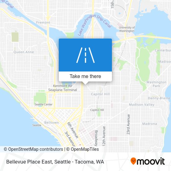 Bellevue Place East map