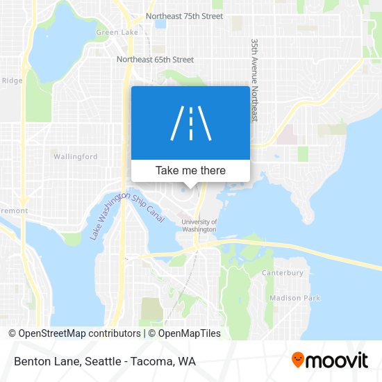 Benton Lane map