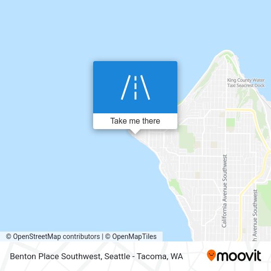 Benton Place Southwest map