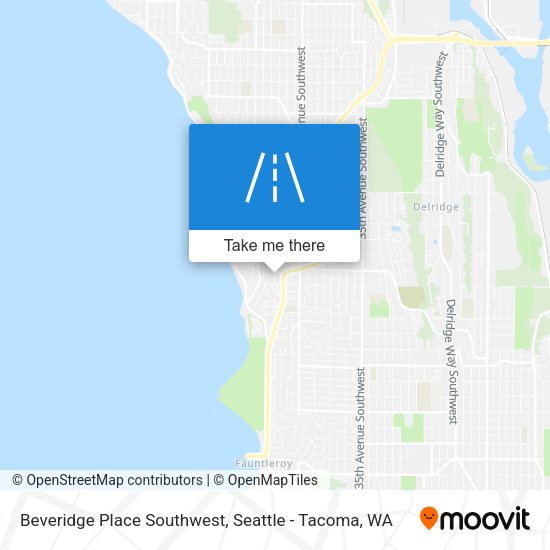 Beveridge Place Southwest map