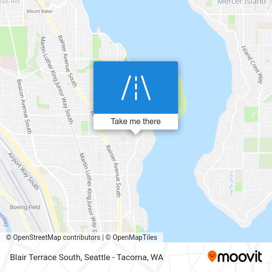 Blair Terrace South map