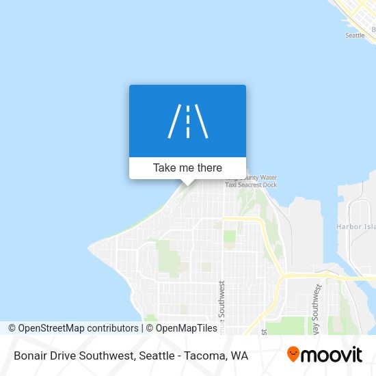 Bonair Drive Southwest map