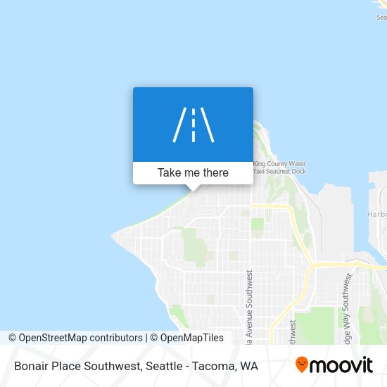 Bonair Place Southwest map
