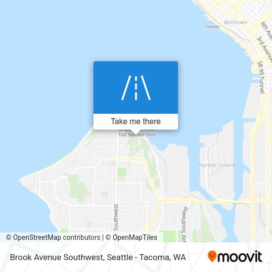 Mapa de Brook Avenue Southwest
