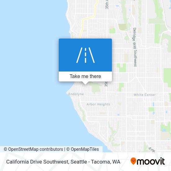 California Drive Southwest map