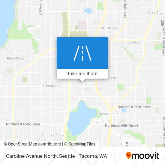 Caroline Avenue North map
