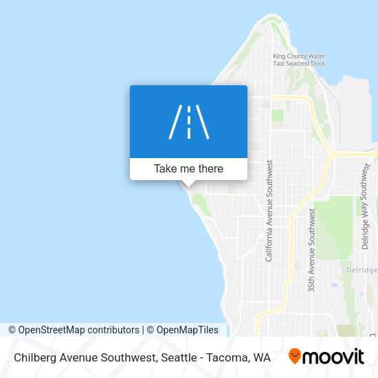 Chilberg Avenue Southwest map