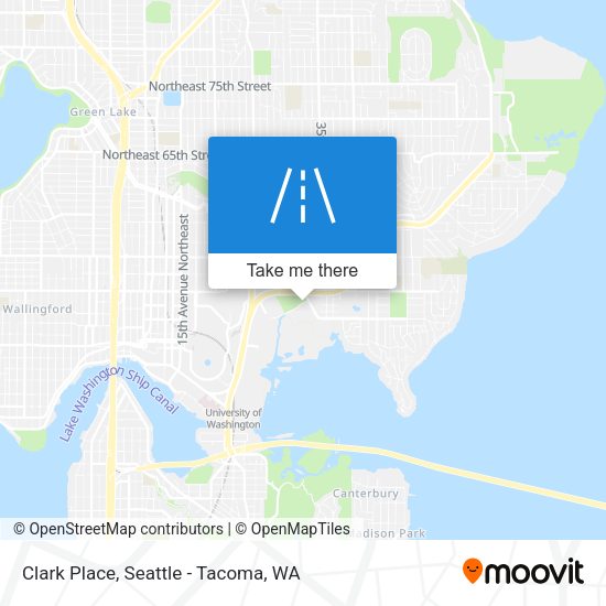 Clark Place map