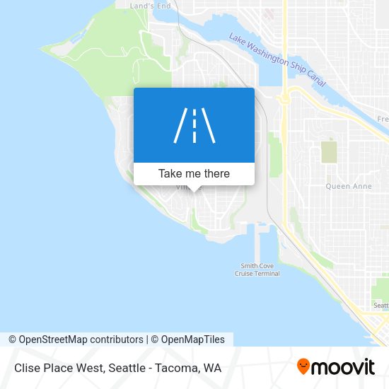 Mapa de Clise Place West