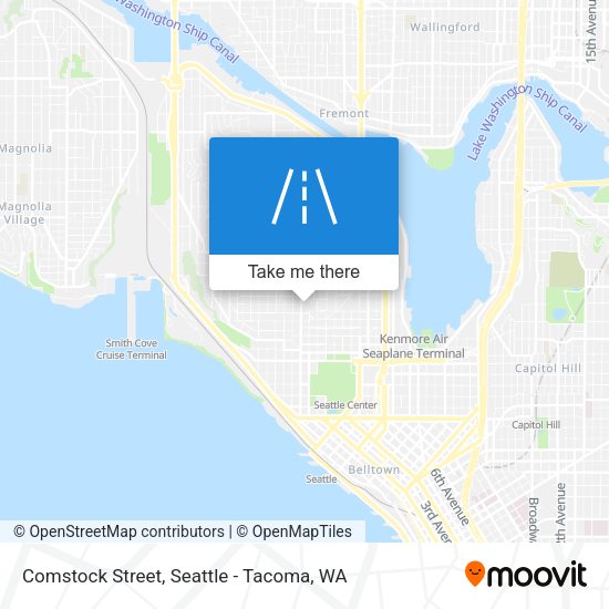 Mapa de Comstock Street