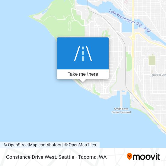 Mapa de Constance Drive West
