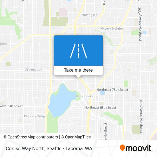 Corliss Way North map